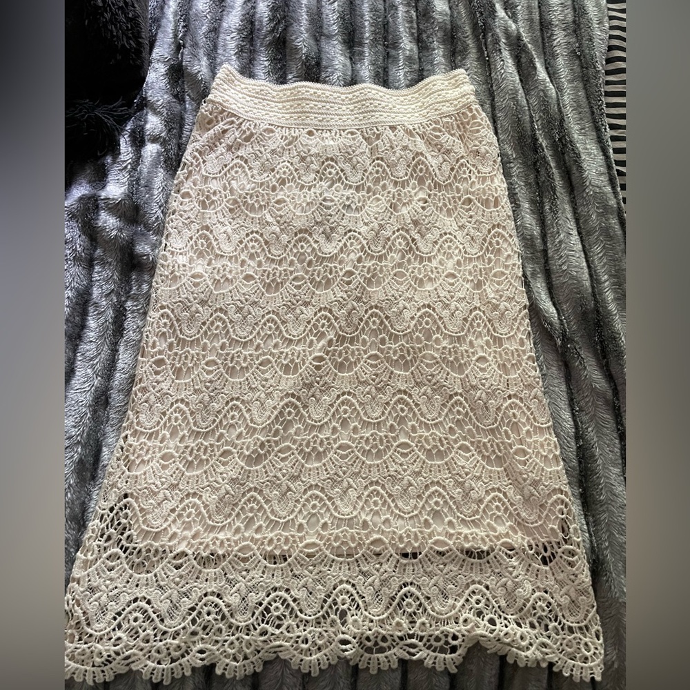 Ultra Pink Lace Skirt